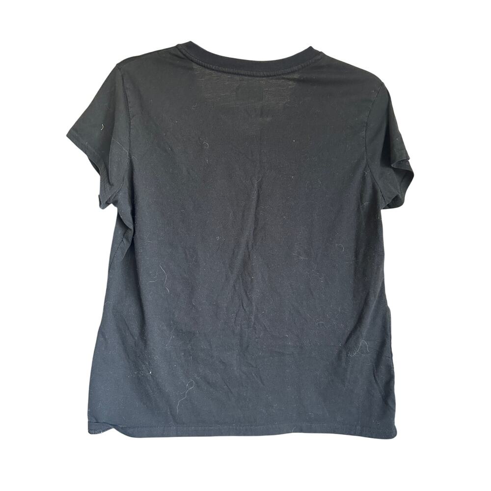 Champion V-Neck T-Shirt, Black , M - Picture 2 of 3